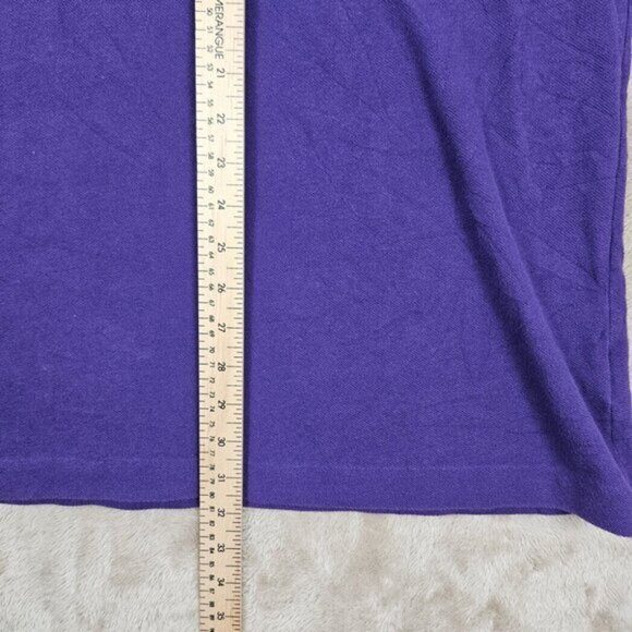 Lacoste Polo Mens US Size XXXXL 4XL Purple FR Sz 9 Classic Fit Short Sleeve Golf - Picture 4 of 10
